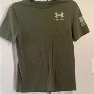 Under Armour Youth’s Olive Green Freedom T-Shirt
